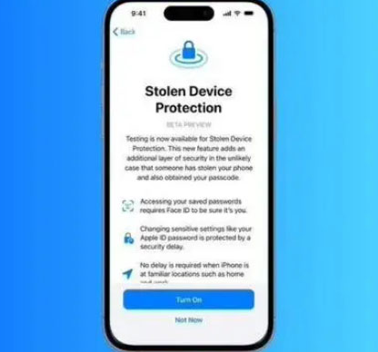 临江苹果授权维修店分享被盗设备保护功能开启方法 