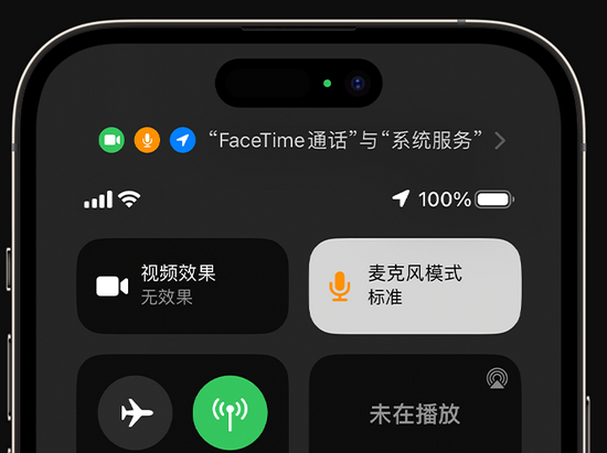 临江苹果授权维修网点分享iPhone在通话时让你的声音更清晰 