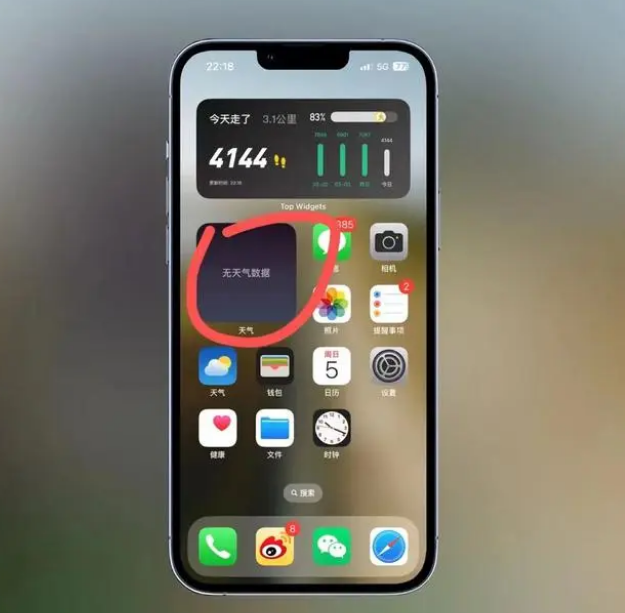 临江苹果手机维修分享:iOS16主屏幕天气小组件无法正常工作怎么办？ 