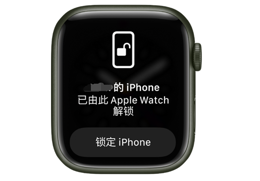 临江苹果手机维修分享用 AppleWatch 解锁配备面容 ID 的 iPhone方法 