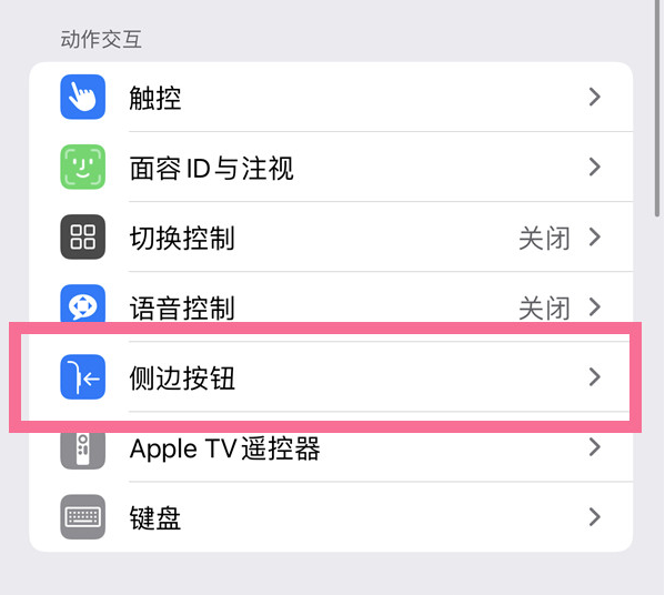 临江苹果14维修店分享iPhone14 Plus侧键双击下载功能关闭方法 