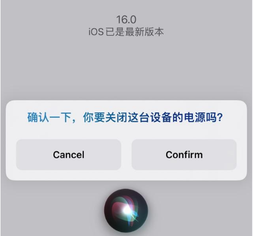 临江苹果手机维修分享iOS 16 Beta5为什么要取消Siri语音关机功能 