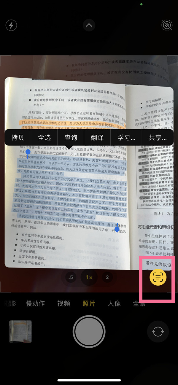 临江苹果手机维修分享iOS 15照片文字怎么提取 